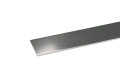 Listeprofil flad sølv - 2 x 15 mm x 2 m